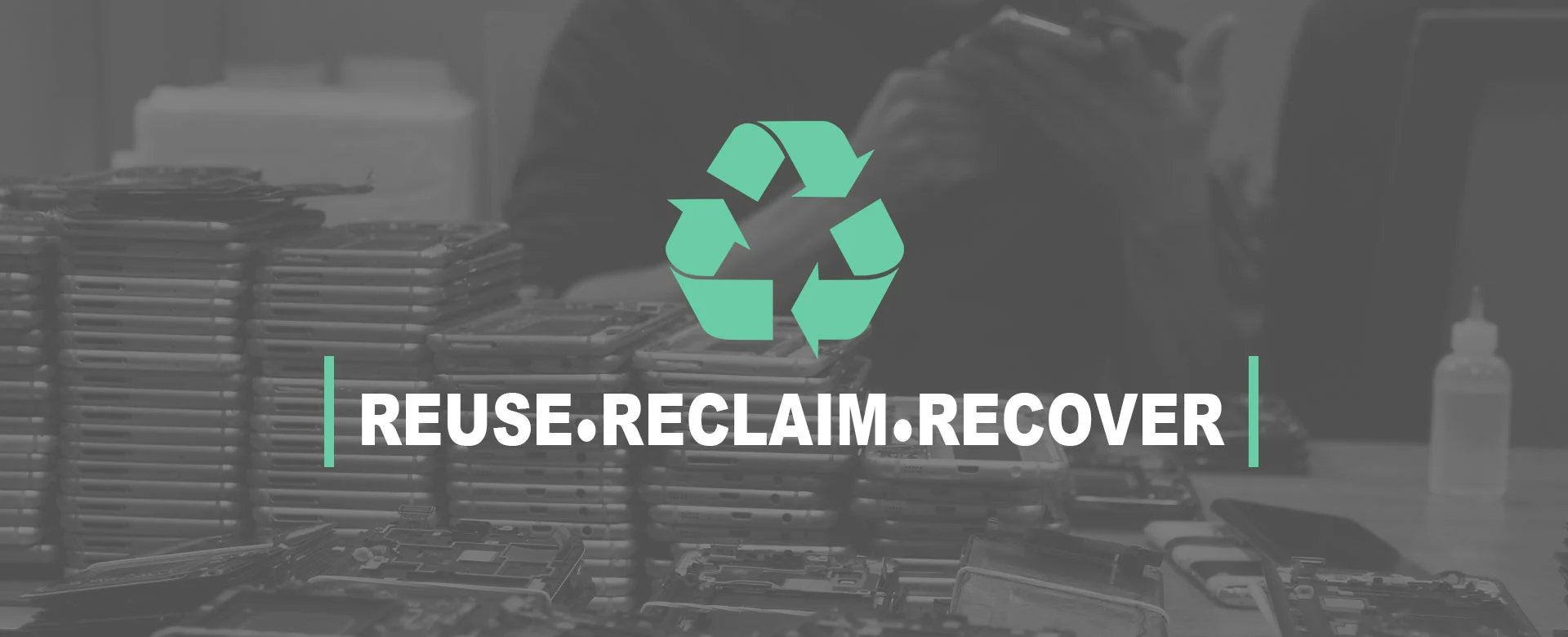 Topyet telefoononderdelen recycling