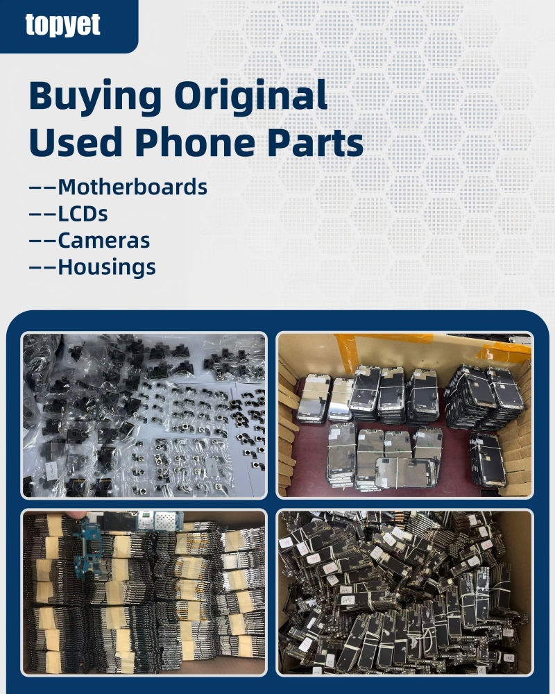 Originele gebruikte telefoononderdelen kopen - Moederborden, LCD's, camera's, behuizingen