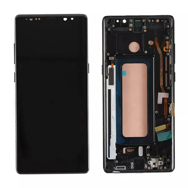 Voor Samsung Galaxy Note 8 LCD OLED Display Screen Digitizer -assemblage met frame