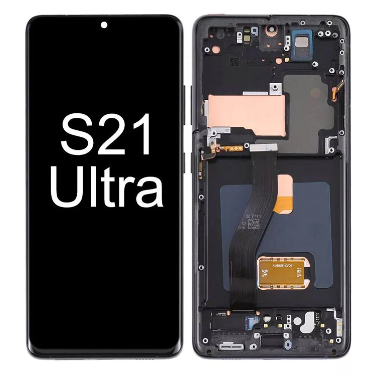 Voor Samsung Galaxy S21 Ultra LCD Display Display Touch Screen Samenvoering vervanging