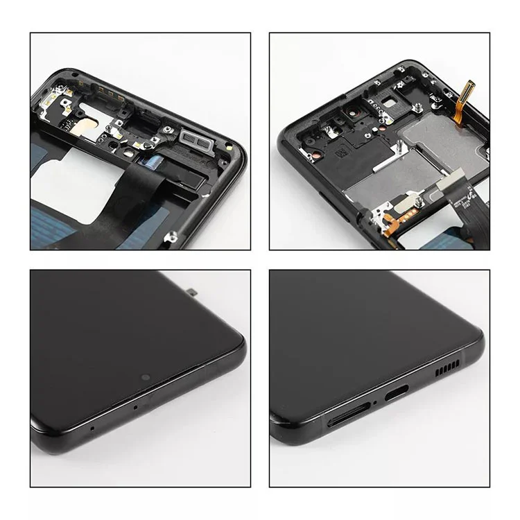 Voor Samsung Galaxy S21 Ultra LCD Display Display Touch Screen Samenvoering vervanging